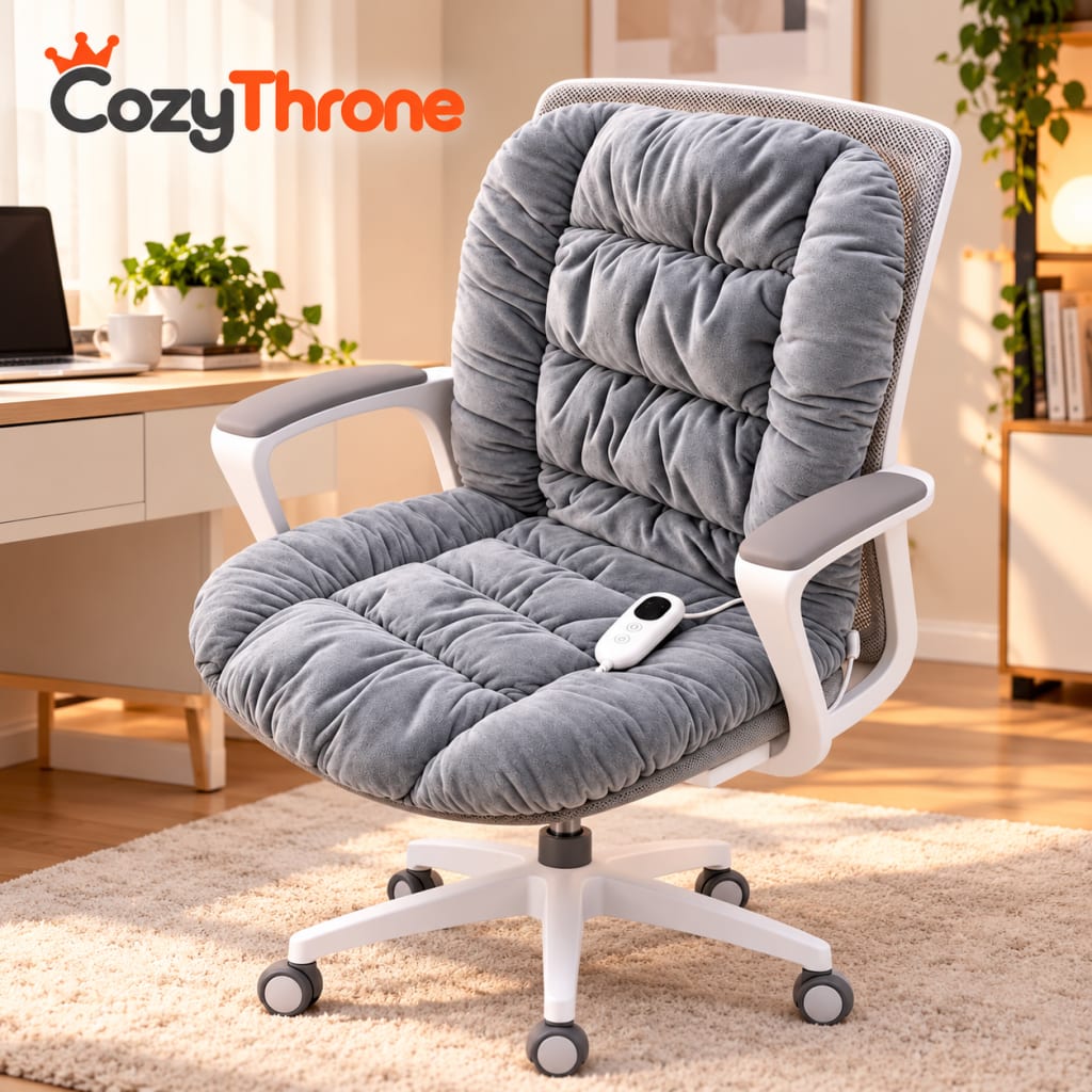 CozyThrone Heated Cushion